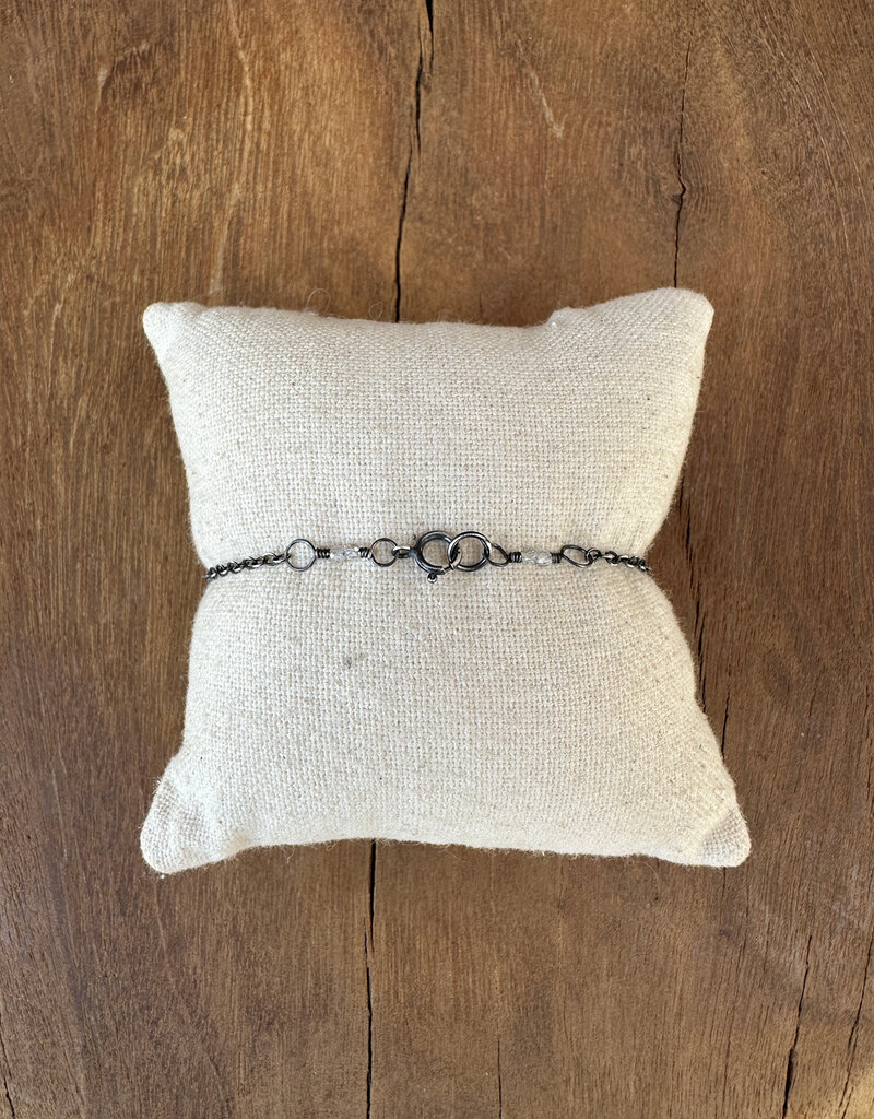 Elizabeth Nicole Elizabeth Nicole GF Heart OXSS Chain Bracelet B201