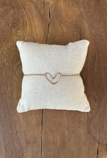 Elizabeth Nicole Elizabeth Nicole GF Heart/Chain Bracelet B01