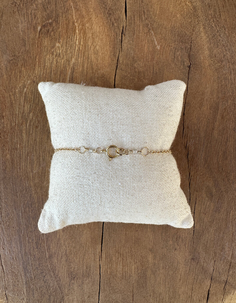 Elizabeth Nicole Elizabeth Nicole GF Heart/Chain Bracelet B01