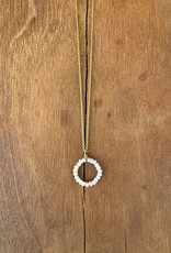 Elizabeth Nicole Elizabeth Nicole Moonstones Around GF Necklace N101