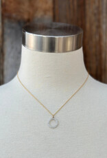 Elizabeth Nicole Elizabeth Nicole Moonstones Around GF Necklace N101