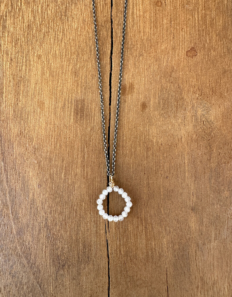 Elizabeth Nicole Elizabeth Nicole Moonstones Around OXSS Chain N206 16"