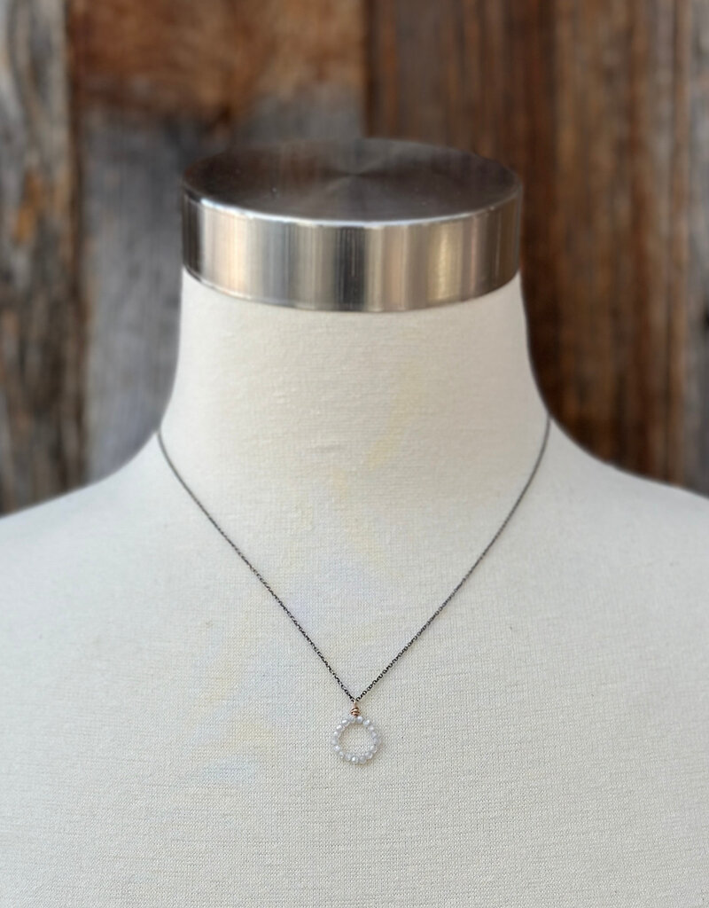 Elizabeth Nicole Elizabeth Nicole Moonstones Around OXSS Chain N206 16"