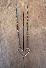 Elizabeth Nicole Elizabeth Nicole N59 Small GF Heart OXSS Chain