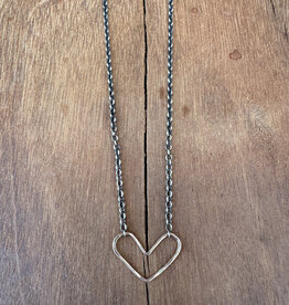 Elizabeth Nicole Elizabeth Nicole N59 Small GF Heart OXSS Chain