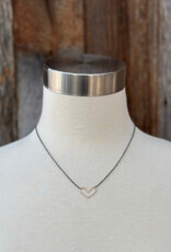 Elizabeth Nicole Elizabeth Nicole N59 Small GF Heart OXSS Chain