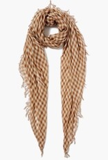 Chan Luu Chan Luu Cashmere and Silk Scarf BRH-SC-441 Cafe Gingham