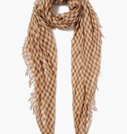 Chan Luu Chan Luu Cashmere and Silk Scarf BRH-SC-441 Cafe Gingham