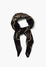 Chan Luu Chan Luu Viscose Gauze Bandana DF-SC-116 Jet Black