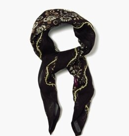Chan Luu Chan Luu Viscose Gauze Bandana DF-SC-116 Jet Black