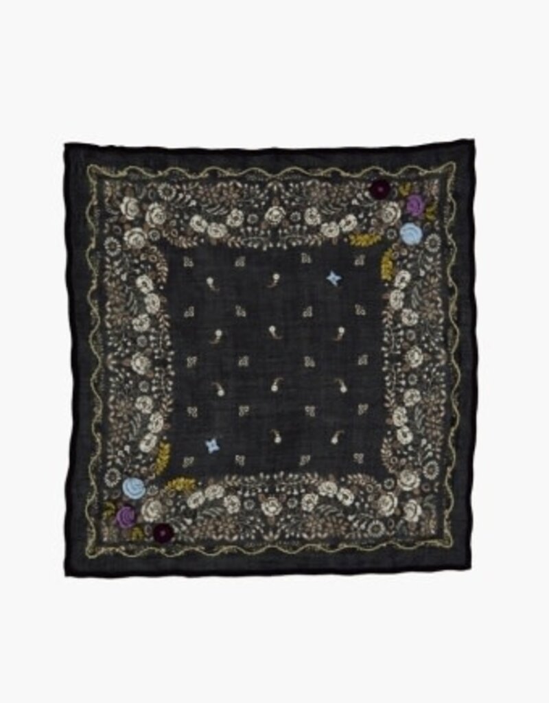 Chan Luu Chan Luu Viscose Gauze Bandana DF-SC-116 Jet Black