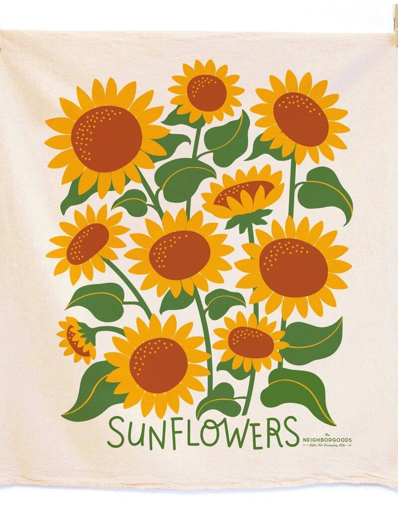 The Neighborgoods The Neighborgoods Sunflower Tea Towel