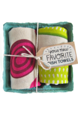 The Neighborgoods The Neighborgoods Pickled Please Tea Towel Set 2