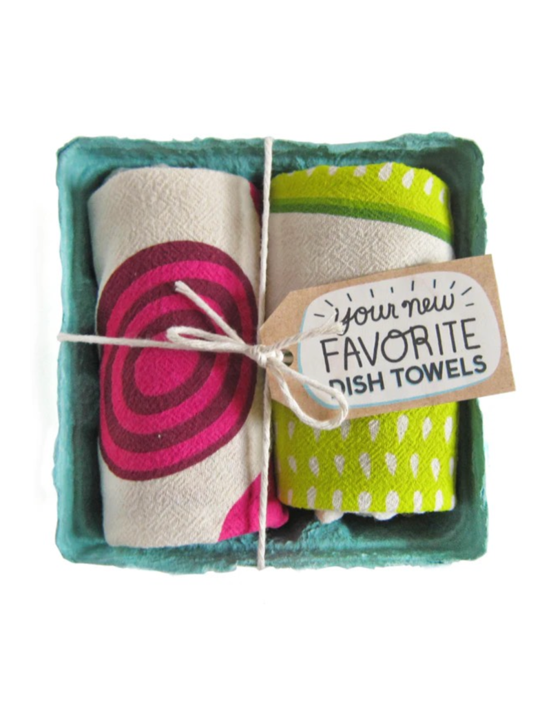 The Neighborgoods The Neighborgoods Pickled Please Tea Towel Set 2