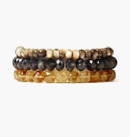 Chan Luu Chan Luu Thalassa Bracelet Set Iolite Mix BG-6357
