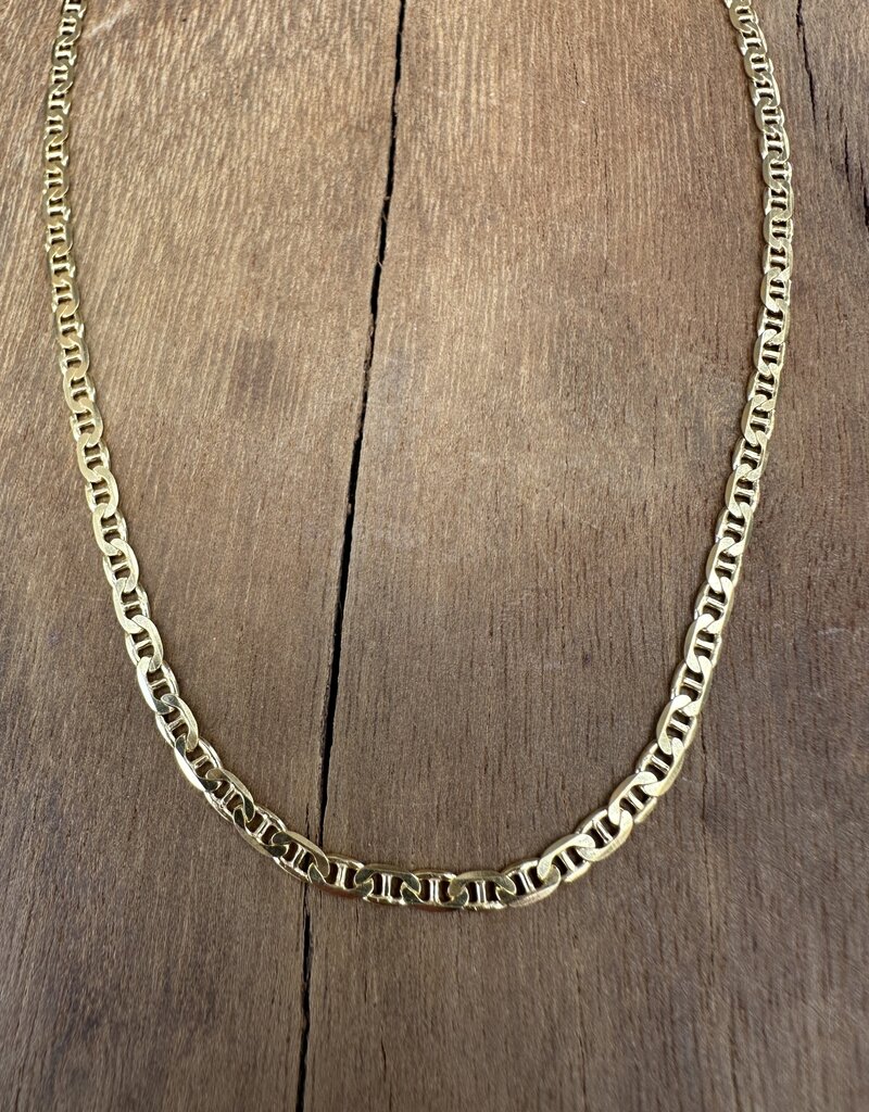 Chan Luu Chan Luu Flat Anchor Link Necklace NG-14543 GP