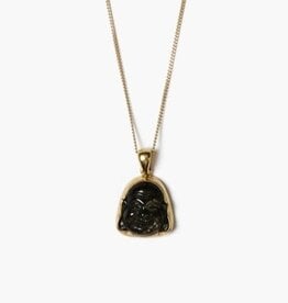 Chan Luu Chan Luu Black Obsidian Buddha Necklace NG-15379 GP