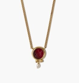 Chan Luu Chan Luu Carnelian Pegasus Instaglio Necklace NG-15385 GP