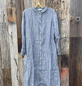 CP Shades CP Shades Maxi Blue Chambray Dress 4617-162