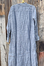 CP Shades CP Shades Maxi Blue Chambray Dress 4617-162