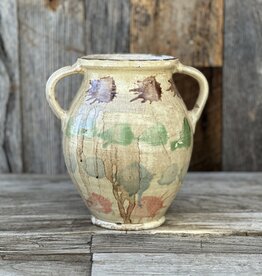 Blue Ocean Traders Cottage Crafted 2 Handle Jug Majolica