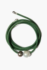 Chan Luu Chan Luu Vanya Leather Bracelet Green BS-6359