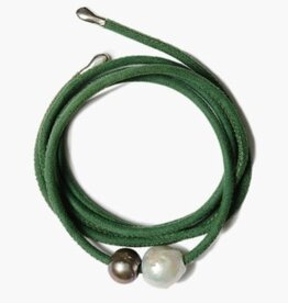 Chan Luu Chan Luu Vanya Leather Bracelet Green BS-6359