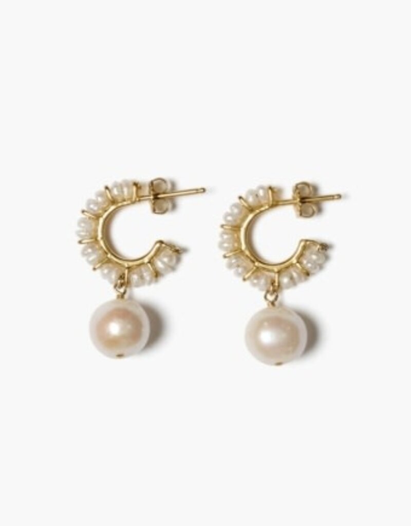 Chan Luu Chan Luu Maiden Earrings Pearl EG-5863 18K GP