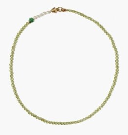Chan Luu Chan Luu Lottie Necklace Peridot NG-15323 18K GP