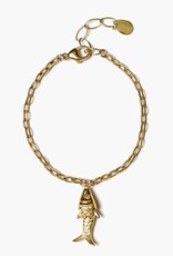 Chan Luu Chan Luu Fish Bracelet Yellow Gold BG-6362