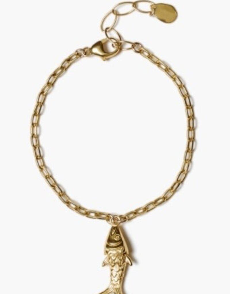 Chan Luu Chan Luu Fish Bracelet Yellow Gold BG-6362