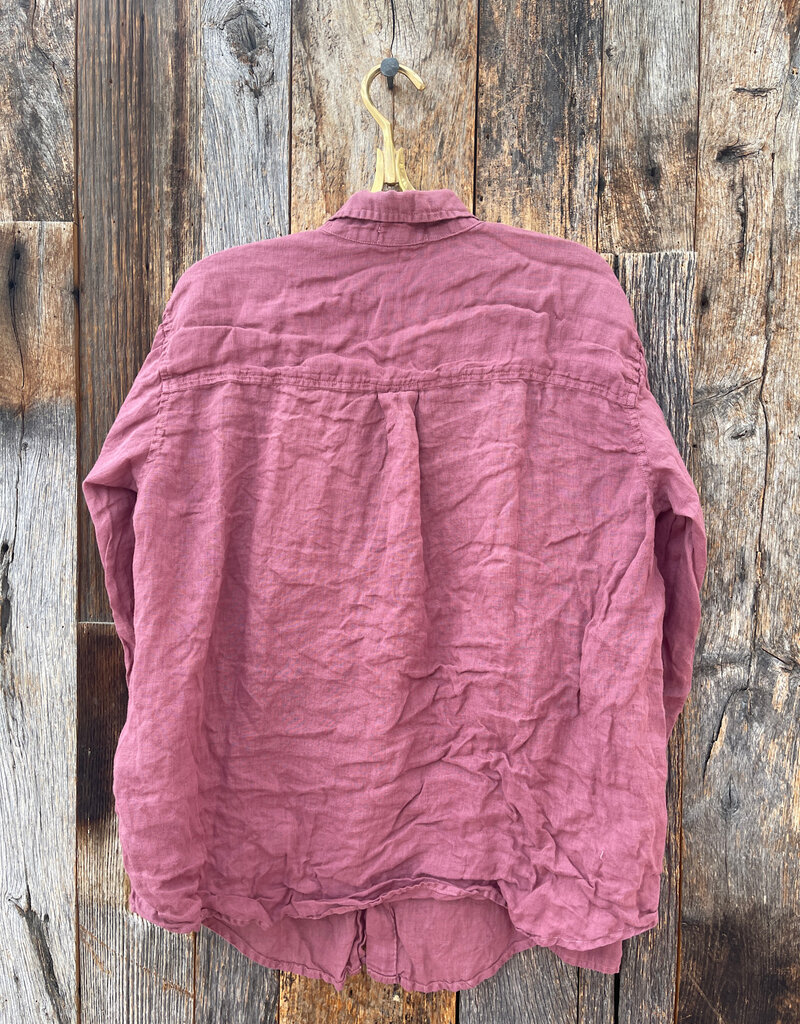 CP Shades CP Shades Joss Linen Shirt 1225-3 Raisin