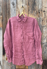 CP Shades CP Shades Joss Linen Shirt 1225-3 Raisin
