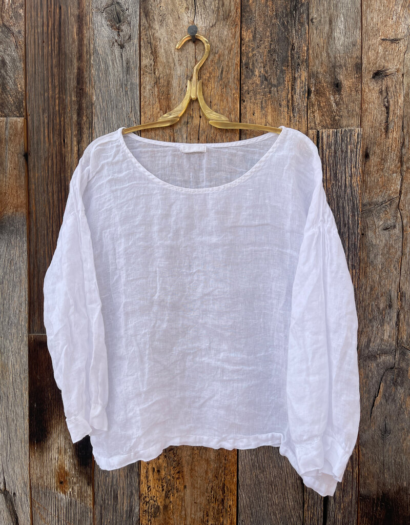 CP Shades CP Shades Mena Linen Shirt 1371-3 White
