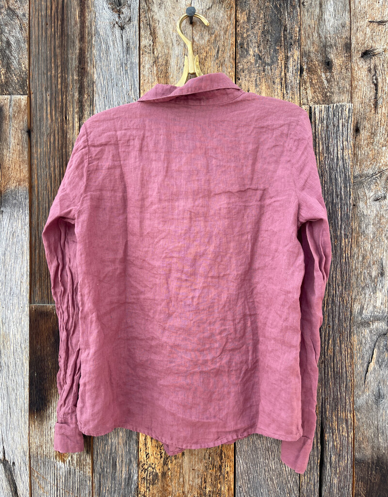CP Shades CP Shades Romy Solid Linen Shirt 1012-3 Raisin