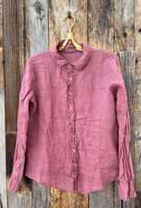 CP Shades CP Shades Romy Solid Linen Shirt 1012-3 Raisin