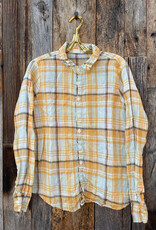 CP Shades CP Shades Romy Linen Shirt 1012-5252 Orange/Yellow Plaid
