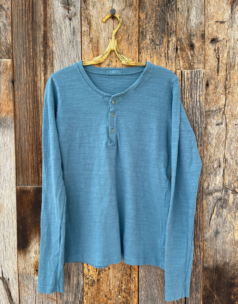 CP Shades CP Shades Selma Cotton Henley W260-262K Lagoon