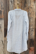 CP Shades CP Shades Tamsin Linen Dress 4931-5249 Blue White Stripe