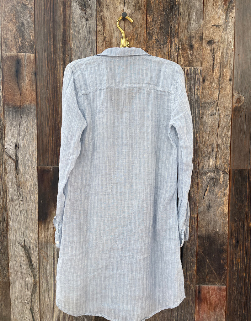 CP Shades CP Shades Tamsin Linen Dress 4931-5249 Blue White Stripe