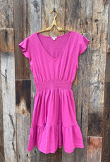 Dylan Dylan Day Dress Bold Berry