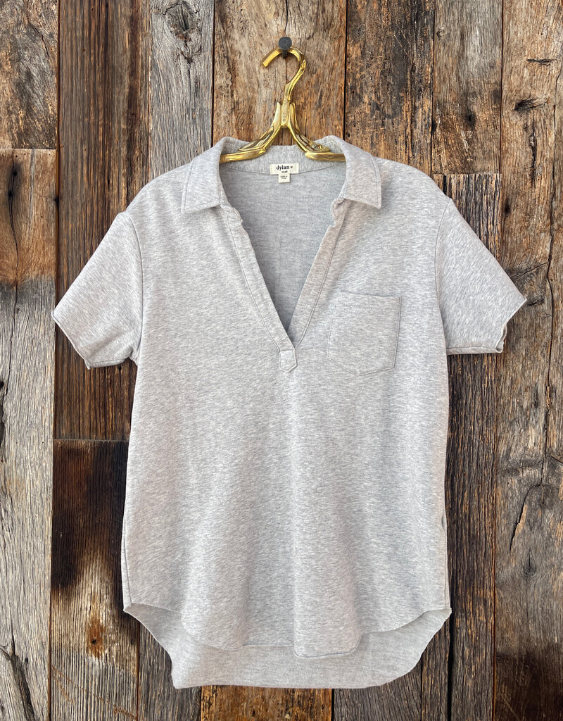 Dylan Dylan Sara S/S Polo Heather