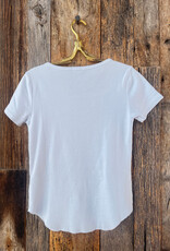 Dylan Dylan S/S Jude Rib Top Sky
