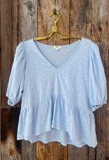 Dylan Dylan Gemma Blouse Sky