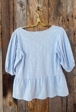 Dylan Dylan Gemma Blouse Sky
