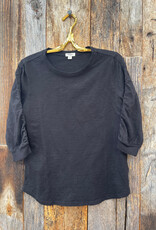 Dylan Dylan Julia Knit Top Black