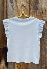 Dylan Dylan Stela Rib Tee Sky