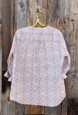 Dylan Dylan Roll-Up Sleeve Shirt Blush