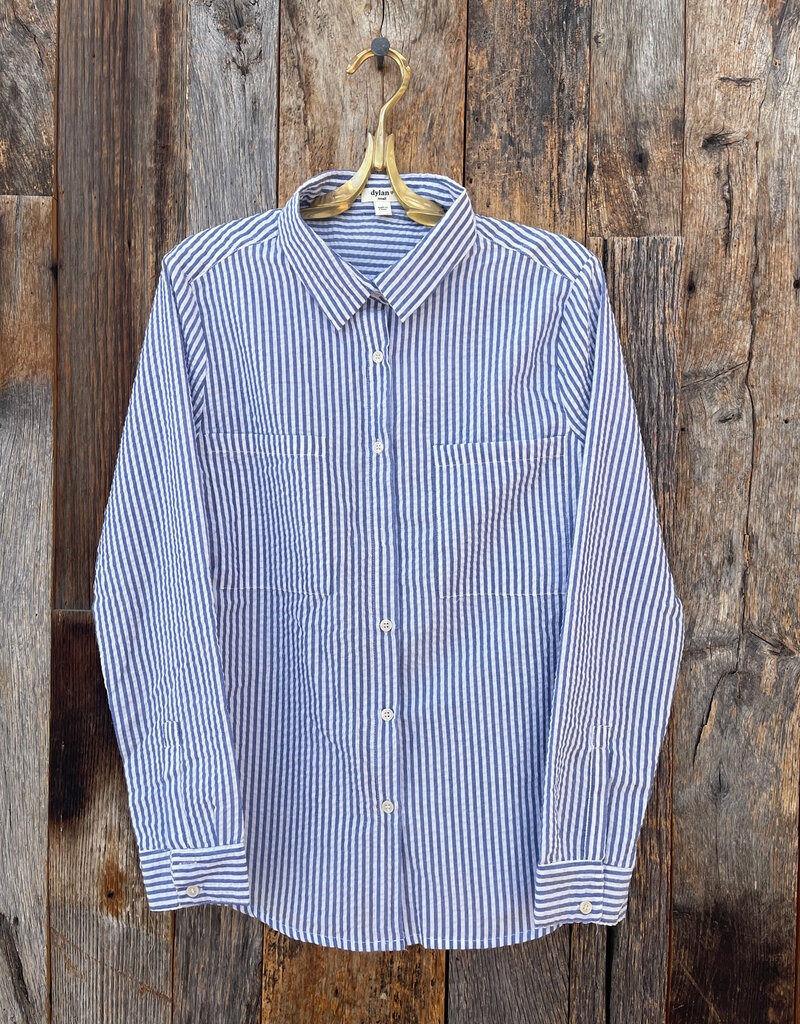 Dylan Dylan Maeve Button Up Indigo