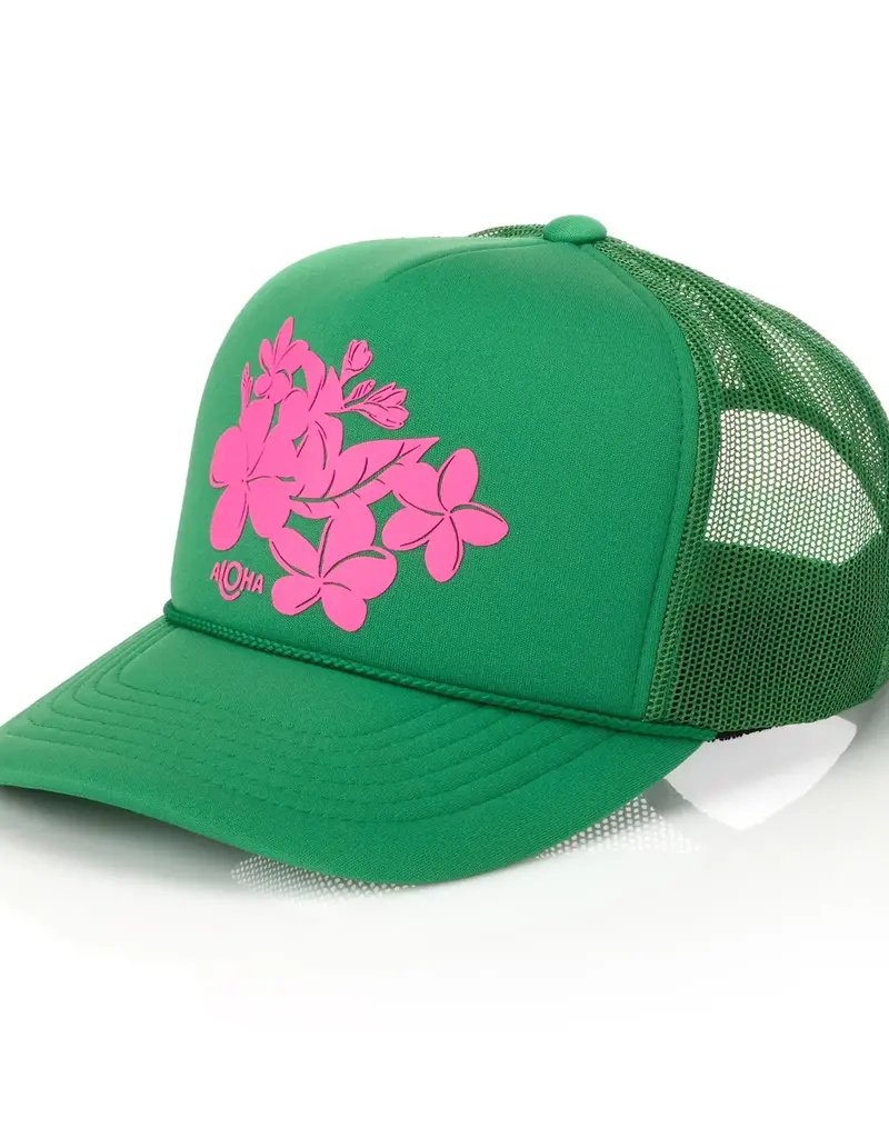 Aloha Collection Aloha Collection Melia Trucker Kelly Green